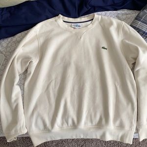 Lacoste White Sweatshirt